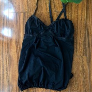 Cross-back lulu tank top